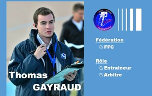 Thomas GAYRAUD dans le portrait de la semaine
