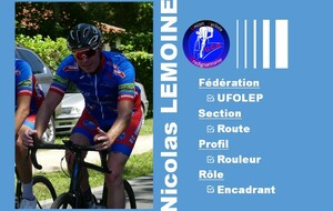 Nicolas LEMOINE dans le portrait de la semaine